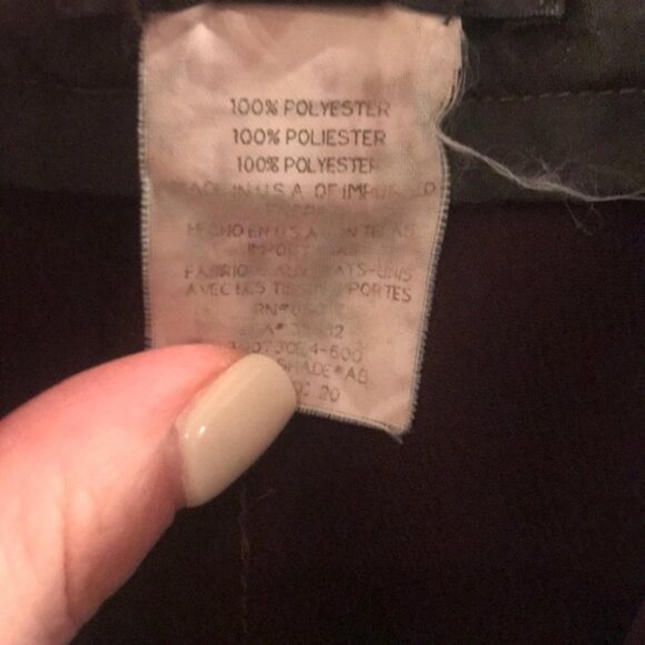 💜 Vintage Bebe Women’s Plum Polyester Dress Pants | Size 10 💜 - Picture 5 of 8